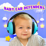 Proteção auditiva para bebês e crianças pequenas, protetores de ouvido com redução de ruído, fones de ouvido contra danos auditivos, melhora o sono
