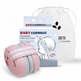 Protetor de orelha para bebês, mini fone de ouvido ajustável, à prova de ruído, proteção para os ouvidos, sono ao ar livre e avião, protetores de ouvido anti-ruído