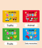 Cartões Cognitivos com Ilustração de Animais – Jogo de Correspondência e Puzzle Estimulante para Crianças