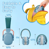 Protetores de orelha para bebês de 3 a 16 anos, proteção auditiva para bebês, redução de ruído, protetor de ouvido para crianças