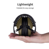 Proteção para os ouvidos, protetores de ouvido dobráveis para crianças e adultos, protetores de ouvido para tiro nrr 20 db, redução de ruído, fone de ouvido de segurança