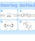 Protetor de orelha para bebês, mini fone de ouvido ajustável, à prova de ruído, proteção para os ouvidos, sono ao ar livre e avião, protetores de ouvido anti-ruído