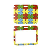 Cordão de Pescoço Estampado com Identificação para Autismo – Porta-Chaves, Celular, Crachá e Apito de Segurança Infantil