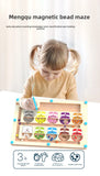 Labirinto Magnético Montessori de Cores e Números – Jogo de Classificação Sensorial com Caneta Mágica para Coordenação Motora e Aprendizagem Infantil