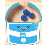 Labirinto Magnético Montessori de Cores e Números – Jogo de Classificação Sensorial com Caneta Mágica para Coordenação Motora e Aprendizagem Infantil