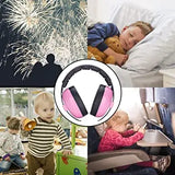 Proteção auditiva para bebês e crianças pequenas, protetores de ouvido com redução de ruído, fones de ouvido contra danos auditivos, melhora o sono